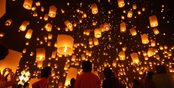 sky lanterns