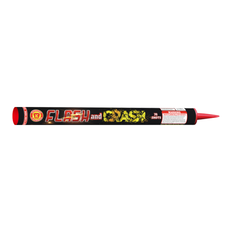 Flash and Crash Roman Candle Keystone Fireworks
