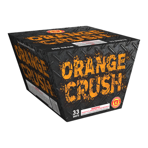 Orange Crush 500 Gram Cake Keystone Fireworks
