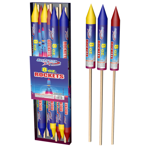 8 Oz Rockets Keystone Fireworks