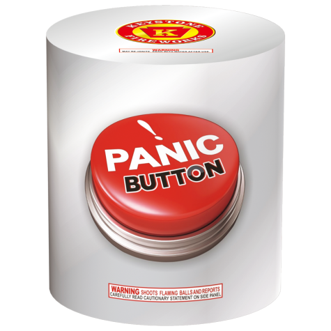 Panic Button 200 Gram Cake Keystone Fireworks